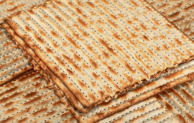 pile of matzah