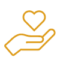 icon graphic of a hand holding a heart