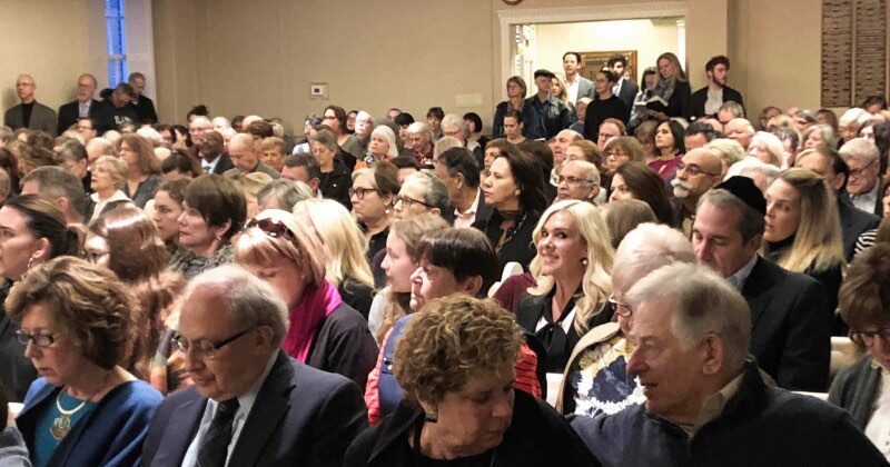 Sanctuary filled to capacity sanctuary filled to capacity for Shabbat